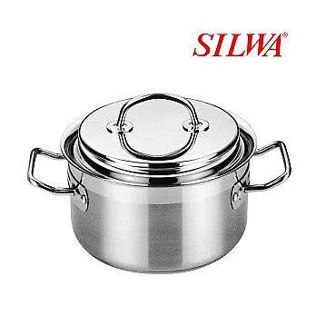 西華SILWA＿22cm米蘭原味不銹鋼湯鍋