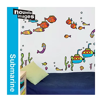 巴黎藝術壁貼─迷幻海底(Submarine)