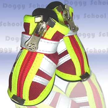DoggySchool 反光運動鞋 【紅色】-0號