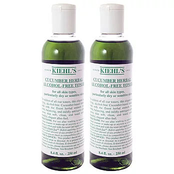 Kiehl’s 契爾氏 小黃瓜植物精華化妝水(250ml)*2