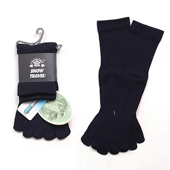 SNOW TRAVEL COOLMAX排汗快乾抗菌五指襪三雙(藍色)_M