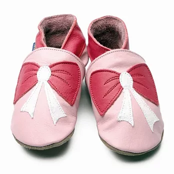 英國Inch Blue -英國手工學步鞋禮盒Bow Baby Pink(6~12M)