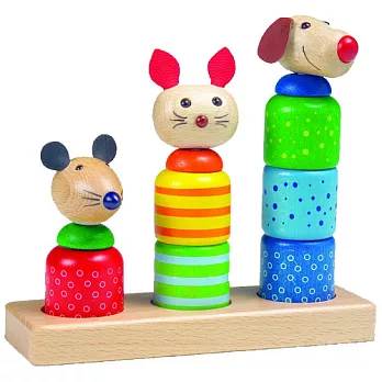 GOGOTOYS 立體動物組合積木