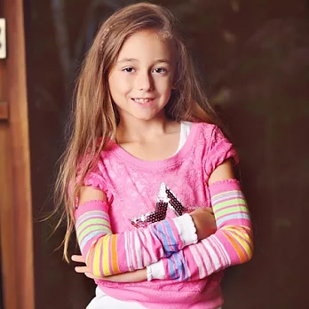 澳洲Huggalugs-創意手襪套candy sparkle stripe