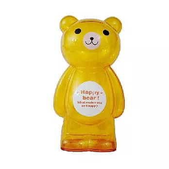 【可愛動物造型】透明存錢筒 -黃色小熊