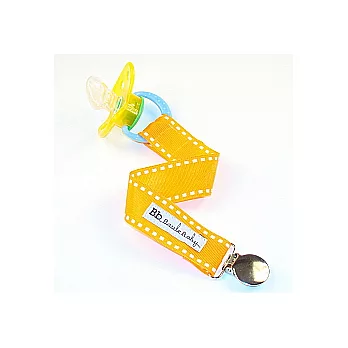 美國Bazzle Baby，造型奶嘴夾、玩具夾，Tangerine Stitch！