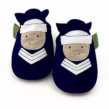 英國Funky Feet，創意手工鞋學步鞋精選-小水手Sailor！(6~12M)