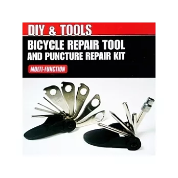 《Multi-Function》Bike Tools單車工具組(功能超多)-附補胎配件