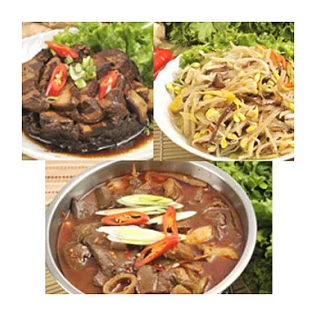 《眷村美食含運專區》逸湘齋紹興梅干扣肉、川味五更腸旺、素什錦組