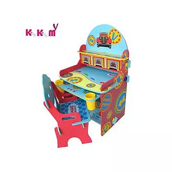 【Kikimmy】俏皮兒童成長學習書桌-小汽車組