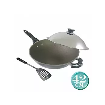 【 畢翠絲】鋼磁幸福炒鍋42cm