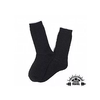SNOW TRAVEL 高品質保暖羊毛襪 3入 (黑色/L)黑色