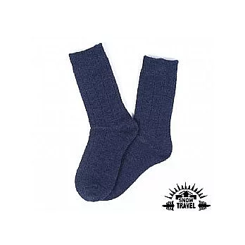 SNOW TRAVEL 高品質保暖羊毛襪 3入 (藍色/L)藍色
