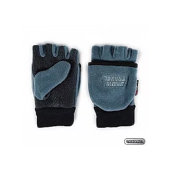 SNOW TRAVEL WINDBLOC 防風保暖半指兩用手套 (水藍/L)