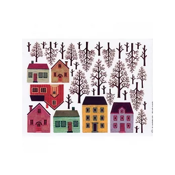 KD轉印紙．並列的街 (A)