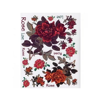 KD轉印紙．日式．玫瑰3色