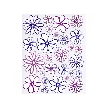 KD轉印紙．白花(A)