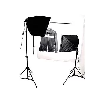 柔光罩無影四聯攝影燈-雙燈組