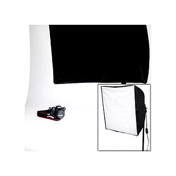 柔光罩無影四聯攝影燈-單燈組