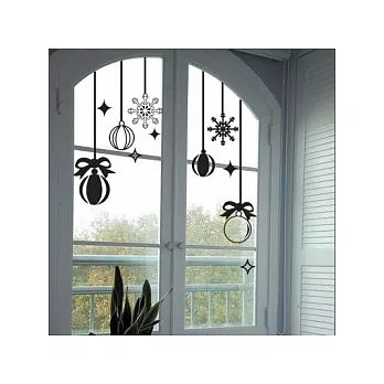 【ECO World 】進口壁貼-歡樂派對(黑色款)