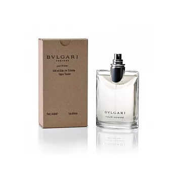 BVLGARI Pour Homme 寶格麗 經典大吉嶺男香 100ml tester（有盒．無蓋）