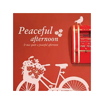 【Design W 創意壁貼】時尚家飾 Bike (白色款)