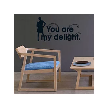 【Design W 創意壁貼】時尚家飾Delight(黑色款)