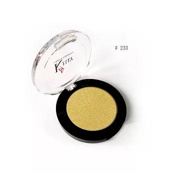 【KELLY專業彩妝】魔光煥彩珠光眼影 233亮麗純金