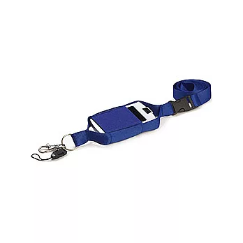 《VOYAGER》掛繩式多功 能3C袋(藍)