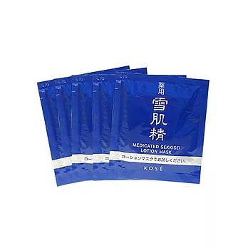 KOSE高絲雪肌精面膜六片
