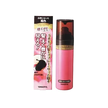 日本柳屋 新一代蓬鬆立體感美髮隱形魔術師噴霧(褐色100g)