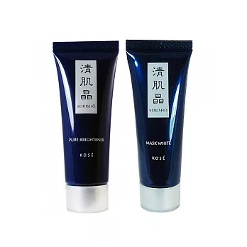 KOSE 高絲 清肌晶毛孔熱粒黑凝膠(25g)+美白黑面膜(25g)