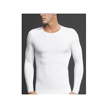 EQUMEN精緻型男塑身衣：長袖【白色】S號