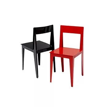 LA PLIEE 雷射切割烤漆鋼椅(紅色)