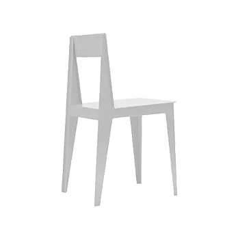 LA PLIEE 雷射切割烤漆鋼椅(白色)