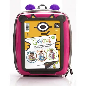BenBat，GoVinci個性化畫家兒童背包，粉色