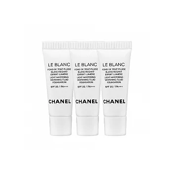 CHANEL 香奈兒 珍珠光感防曬粉底SPF25(#B20)(2.5ml)*3