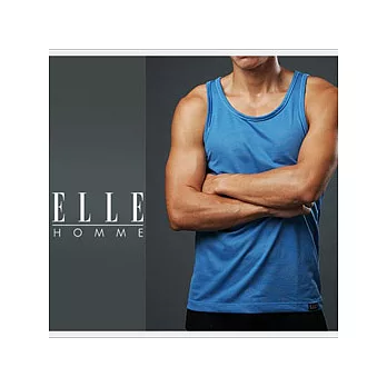 ELLE HOMME 吸濕排汗背心《超值2件組》藍色_L