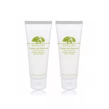 ORIGINS 品木宣言 一舉兩得潔面慕絲2入組(75ml)