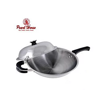 日本寶馬調理師複合金鋼單把炒鍋 36cm JA-S-095-036