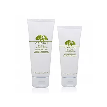 ORIGINS 品木宣言 一飲而盡保濕面膜(100ml)+(75ml)