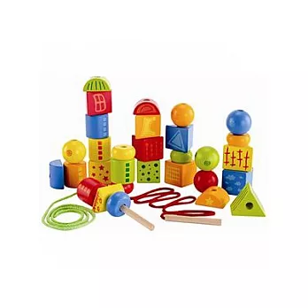 德國Hape愛傑卡 創意串疊積木