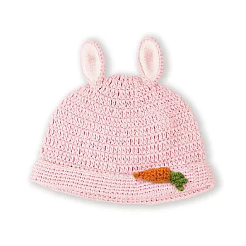 美國Bunnies By The Bay海灣兔，粉蘿蔔編織帽，Bunny Beanie-Pink！