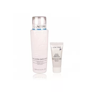 LANCOME 蘭蔻 清柔卸妝乳(400ml)送新款粉底液