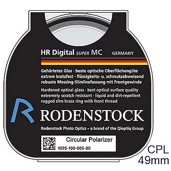 RODENSTOCK HR系列環型偏光濾鏡_ HR Digital Circular PolFilter M49