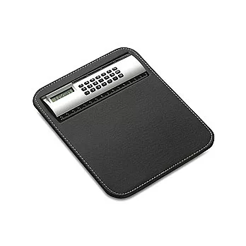 《VOYAGER》3 in 1 皮革滑鼠墊計算機(黑銀)