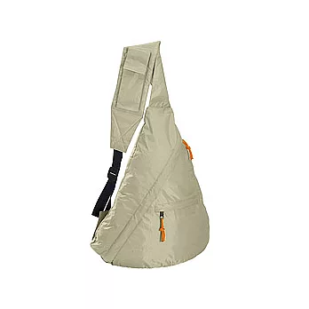 《VOYAGER》單肩斜後背包(米黃)