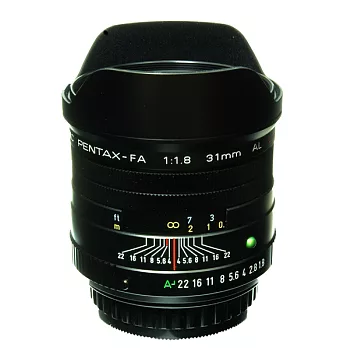 PENTAX SMC FA 31MM F1.8 AL Limited 黑色 (公司貨)