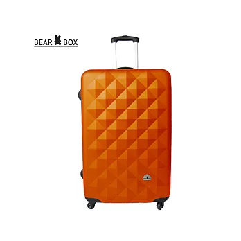 Bear Box《晶鑽系列》ABS 霧面★輕硬殼旅行箱【28吋】橘