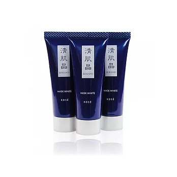《KOSE 高絲》清肌晶美白黑面膜三入組(25gX3)